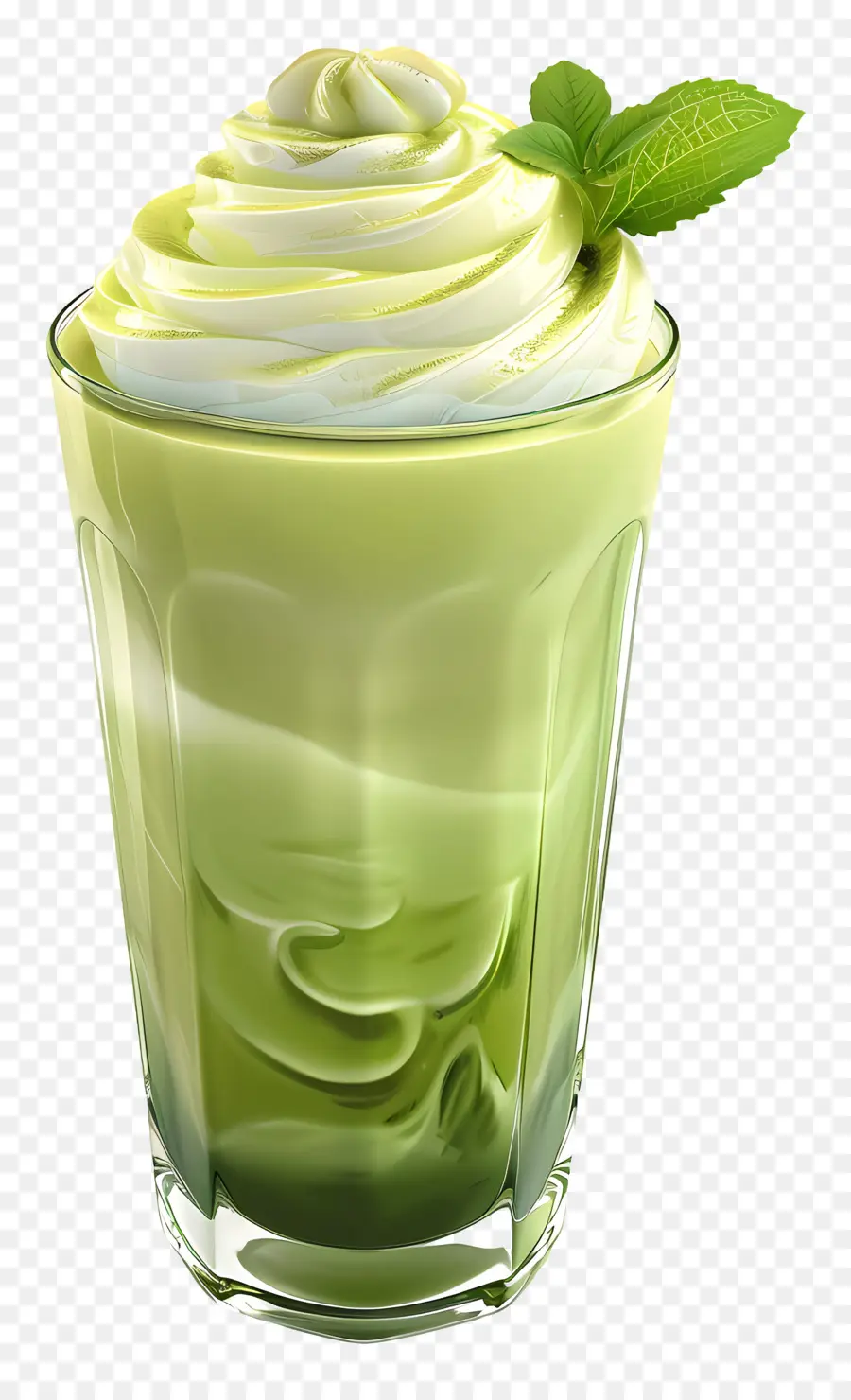 Bebida Matcha，O Chá Verde PNG