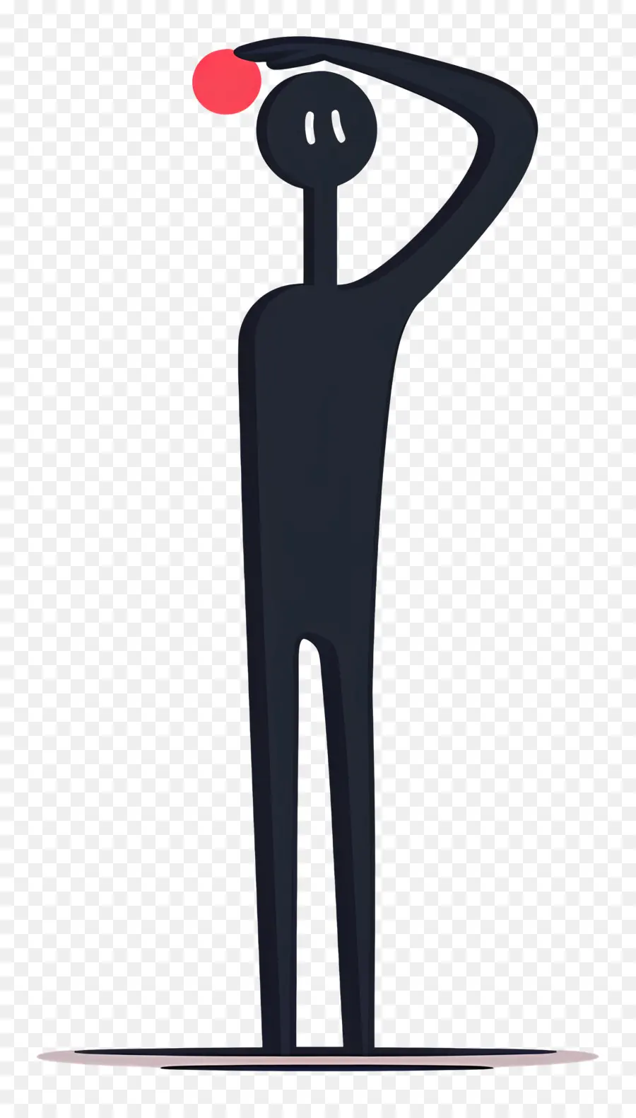 Stickman Saudando，Figura PNG