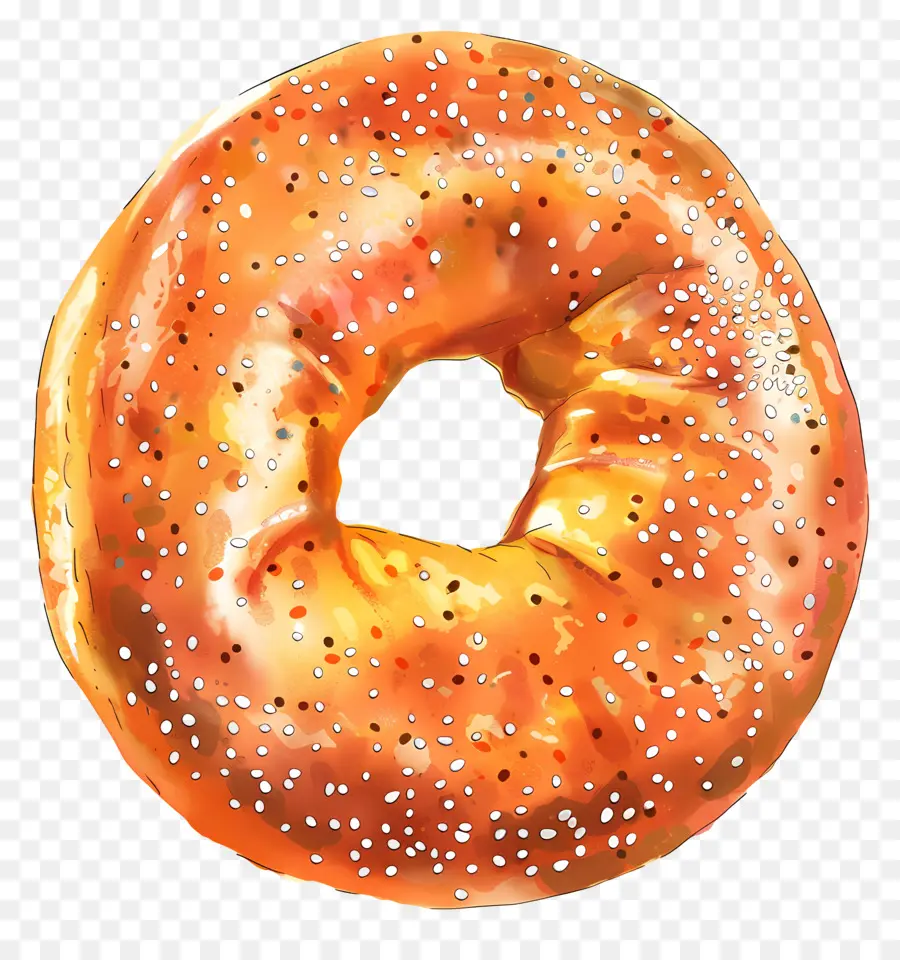 Bagel，Pão PNG