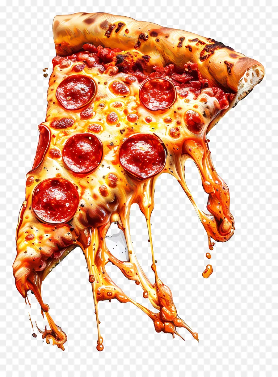 Pizza，Pizza De Pepperoni PNG