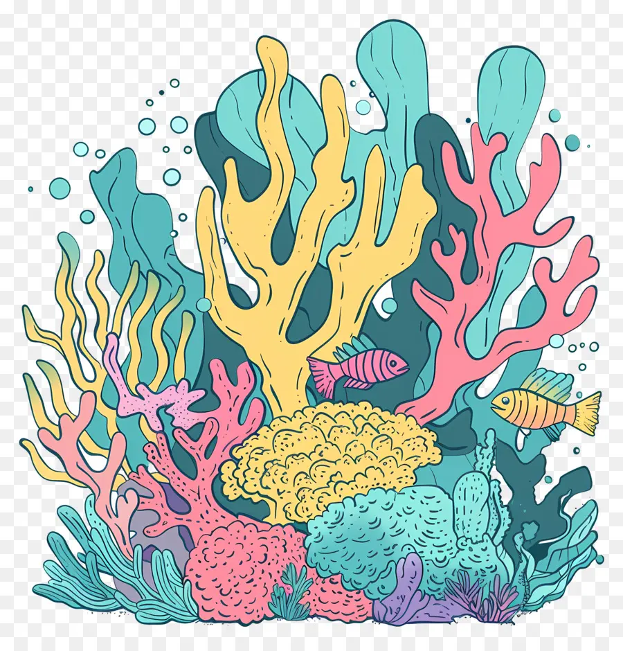 Os Recifes De Coral，Vida Marinha PNG