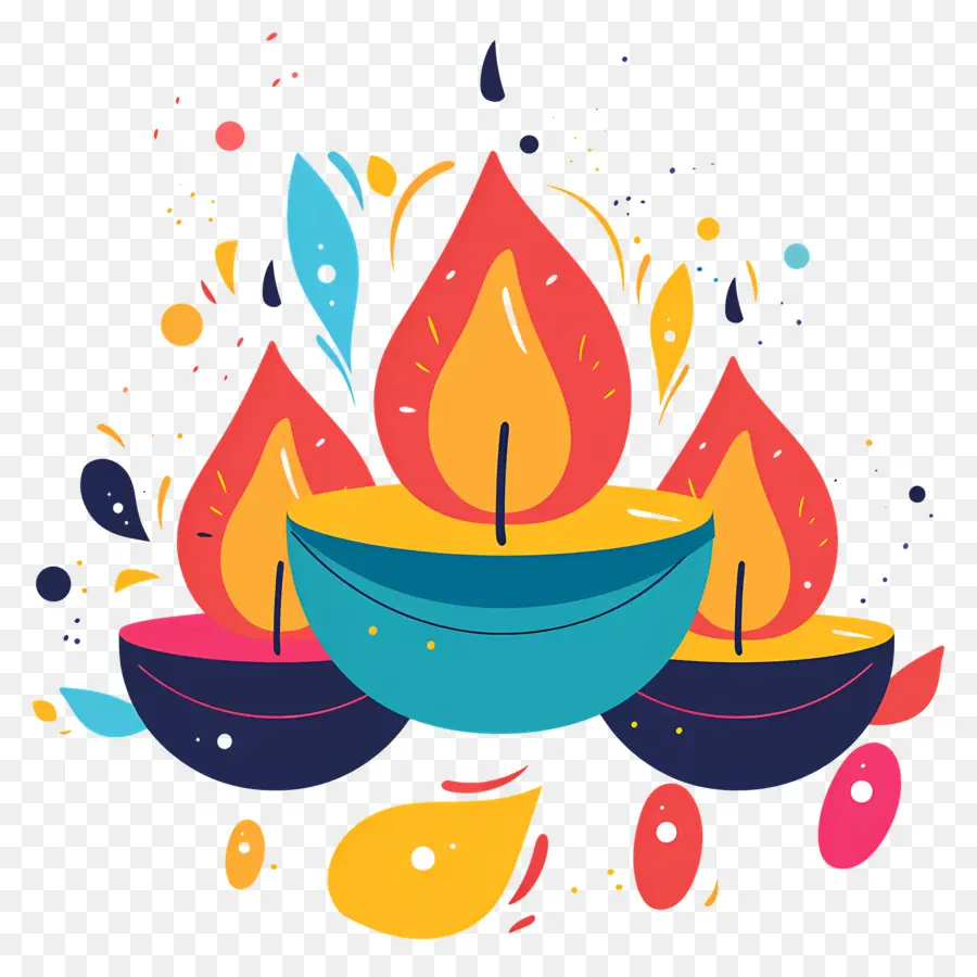 Diwali，Velas PNG