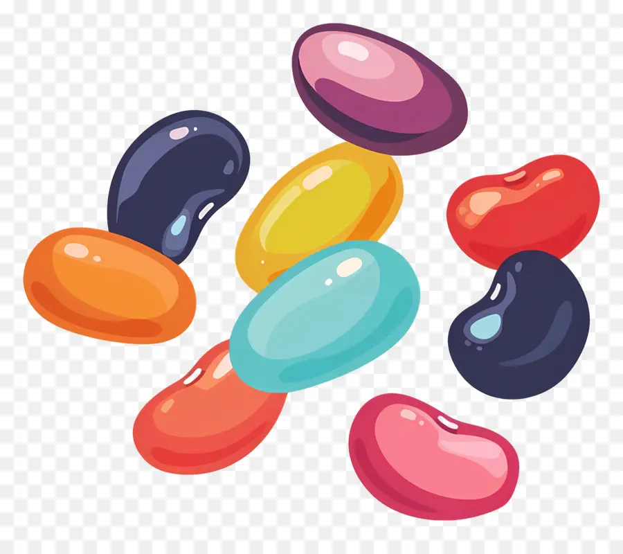 Feijões De Geléia，Doces Coloridos PNG