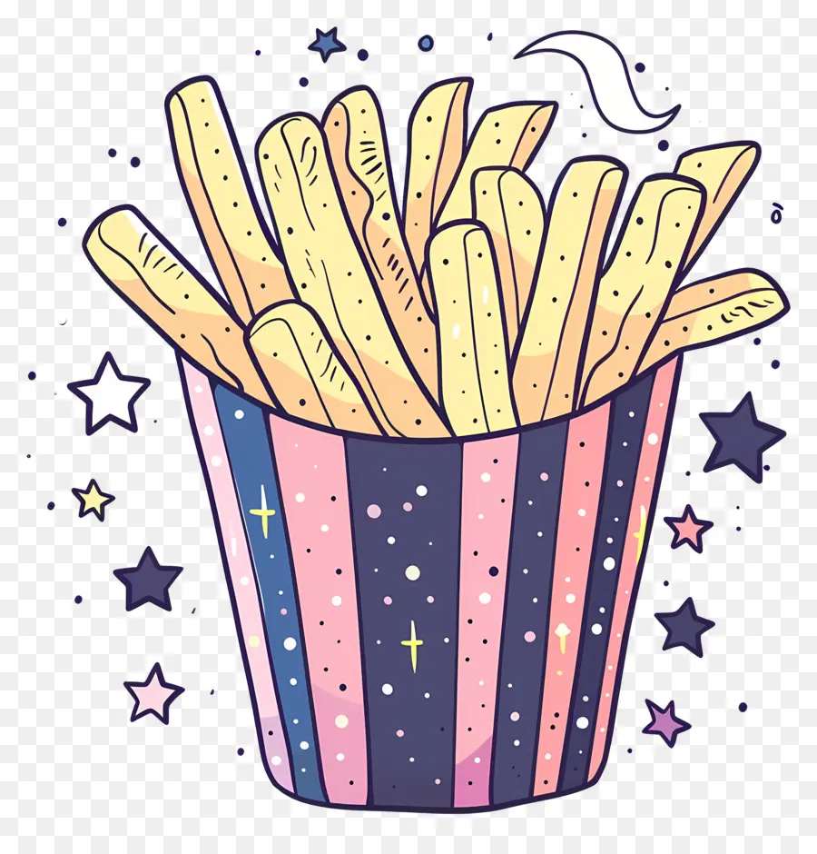 Batatas Fritas，Cartoon Batatas Fritas PNG