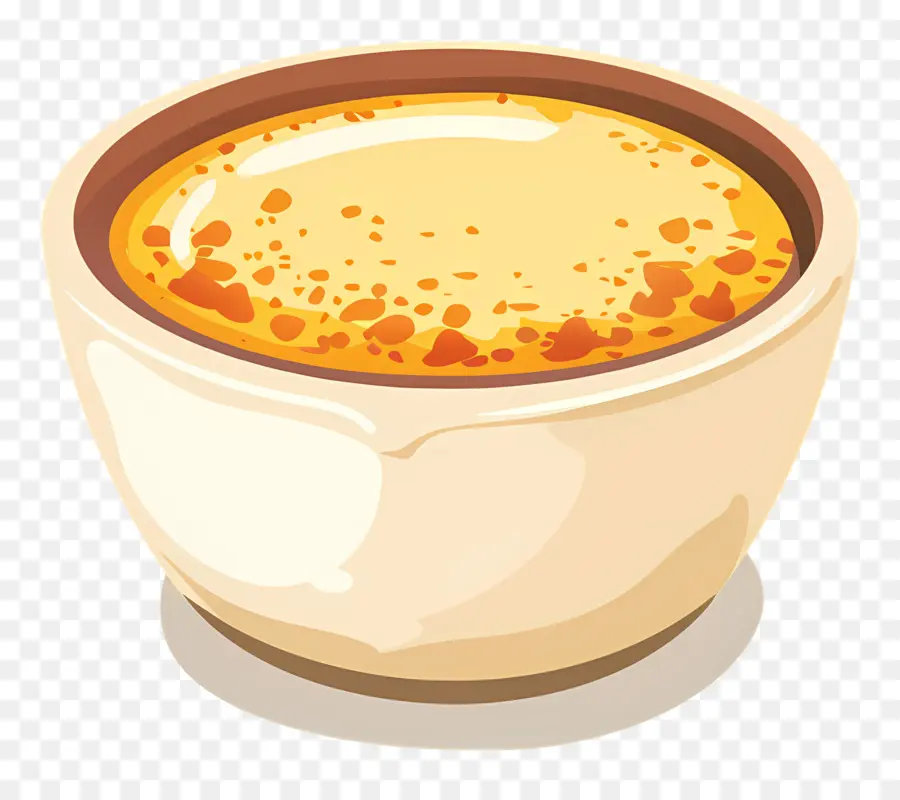 Crème Brûlée，Sopa PNG