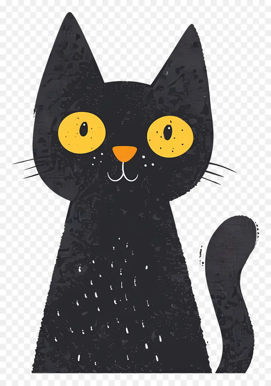 Halloween Gato，Gato Preto PNG