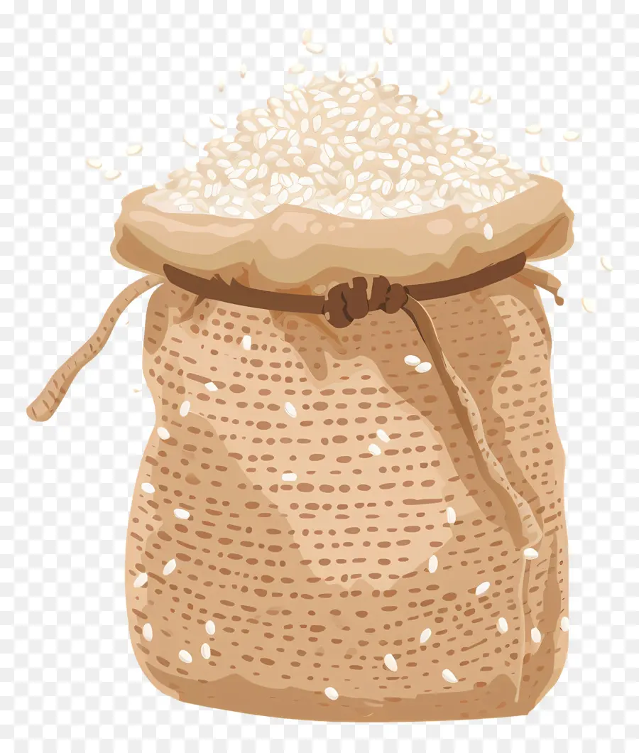 Saco De Arroz，Arroz Branco PNG