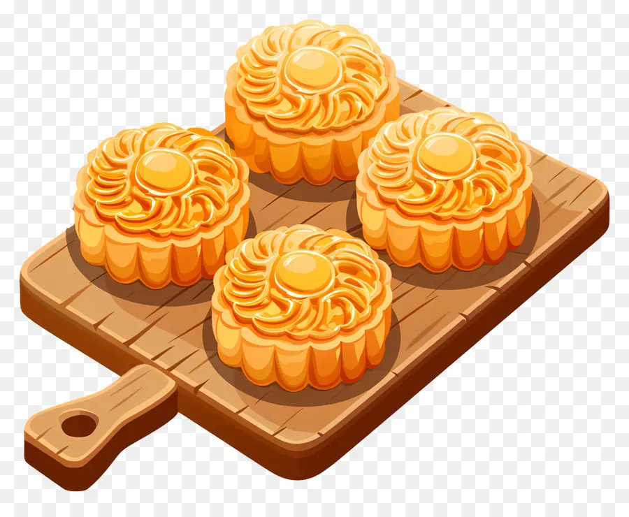 Mooncake，Pastelaria Chinesa PNG