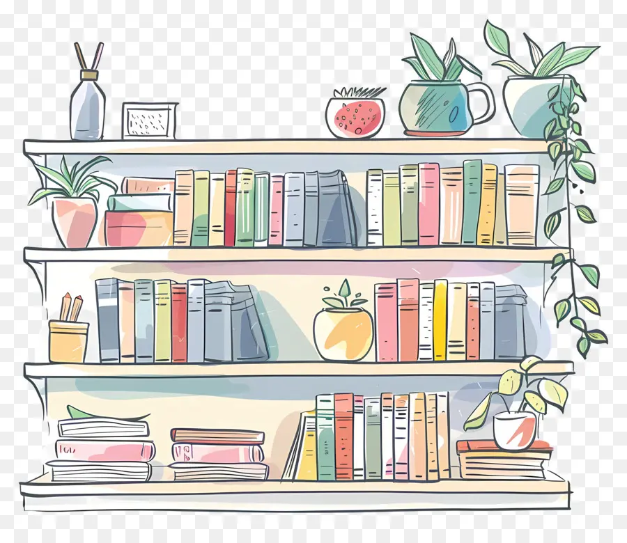 Biblioteca，Livros PNG