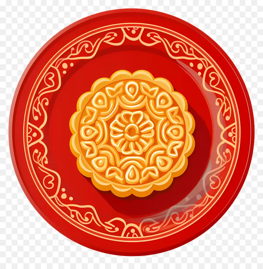 Mooncake，Chapa Vermelha PNG