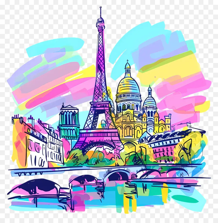 Paris，Torre Eiffel PNG