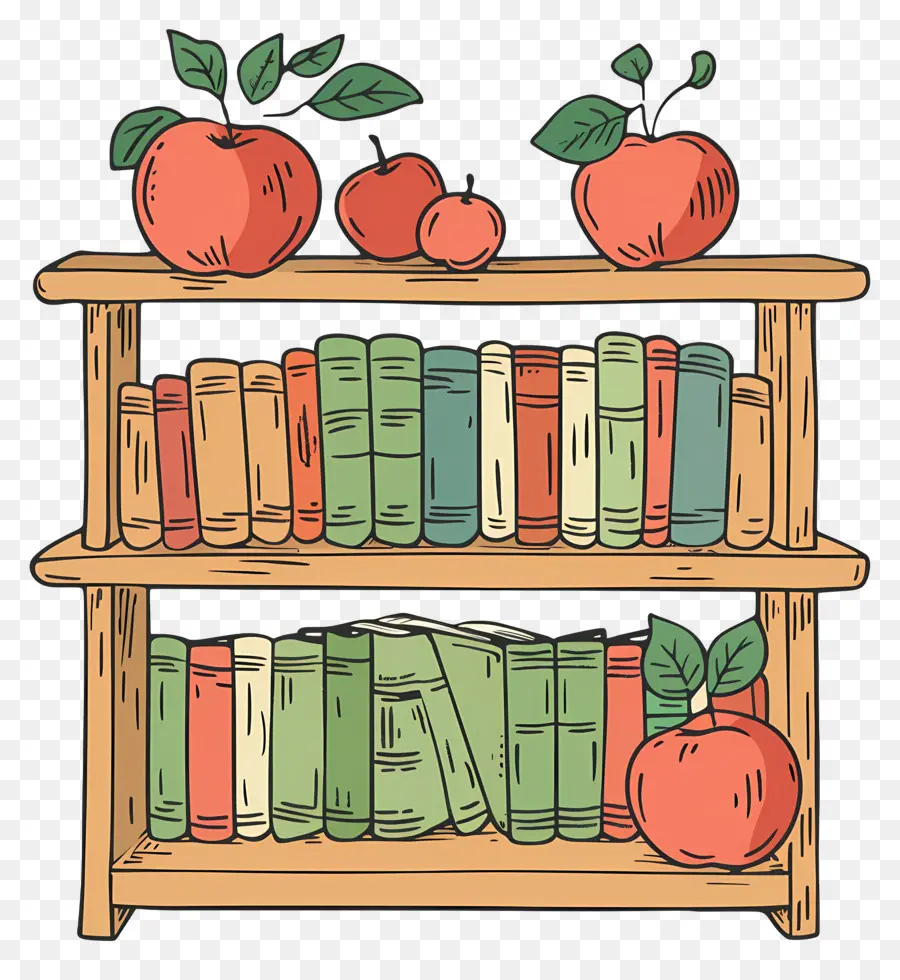 Bookshelf，Livros PNG