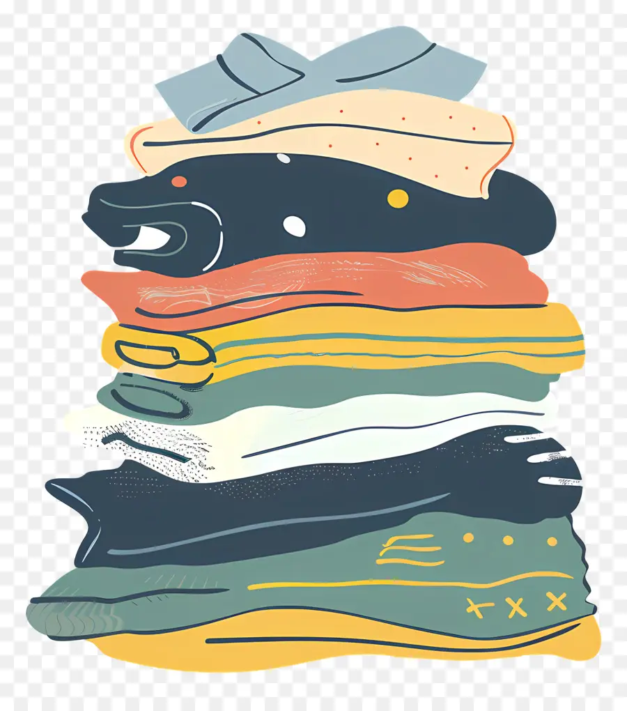 Pilha De Roupas，Clothes PNG