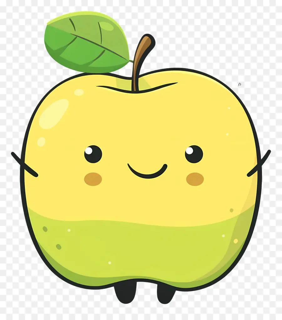 Bonito Apple，Feliz Frutas PNG