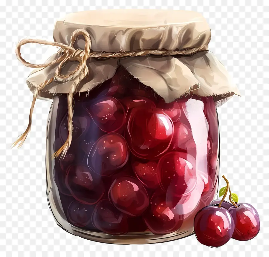 Jam，Cerejas Vermelhas PNG