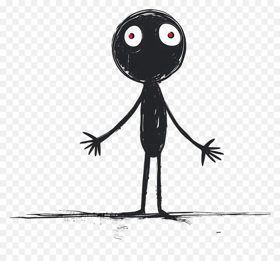 Stickman Confuso，A Arte Abstrata PNG