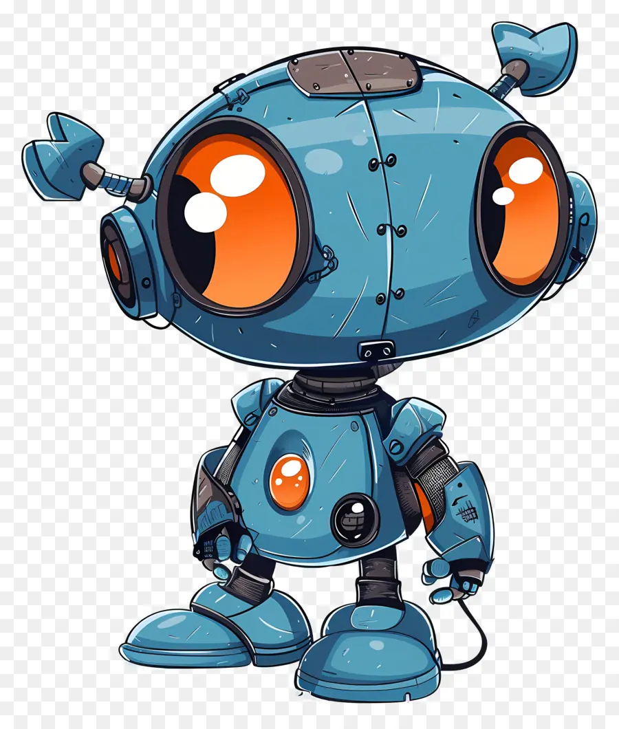 Robô，Robô Azul PNG