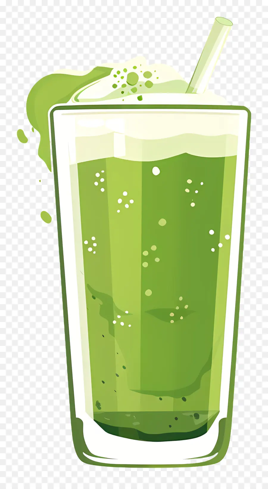 Matcha Smoothie，Smoothie Verde PNG