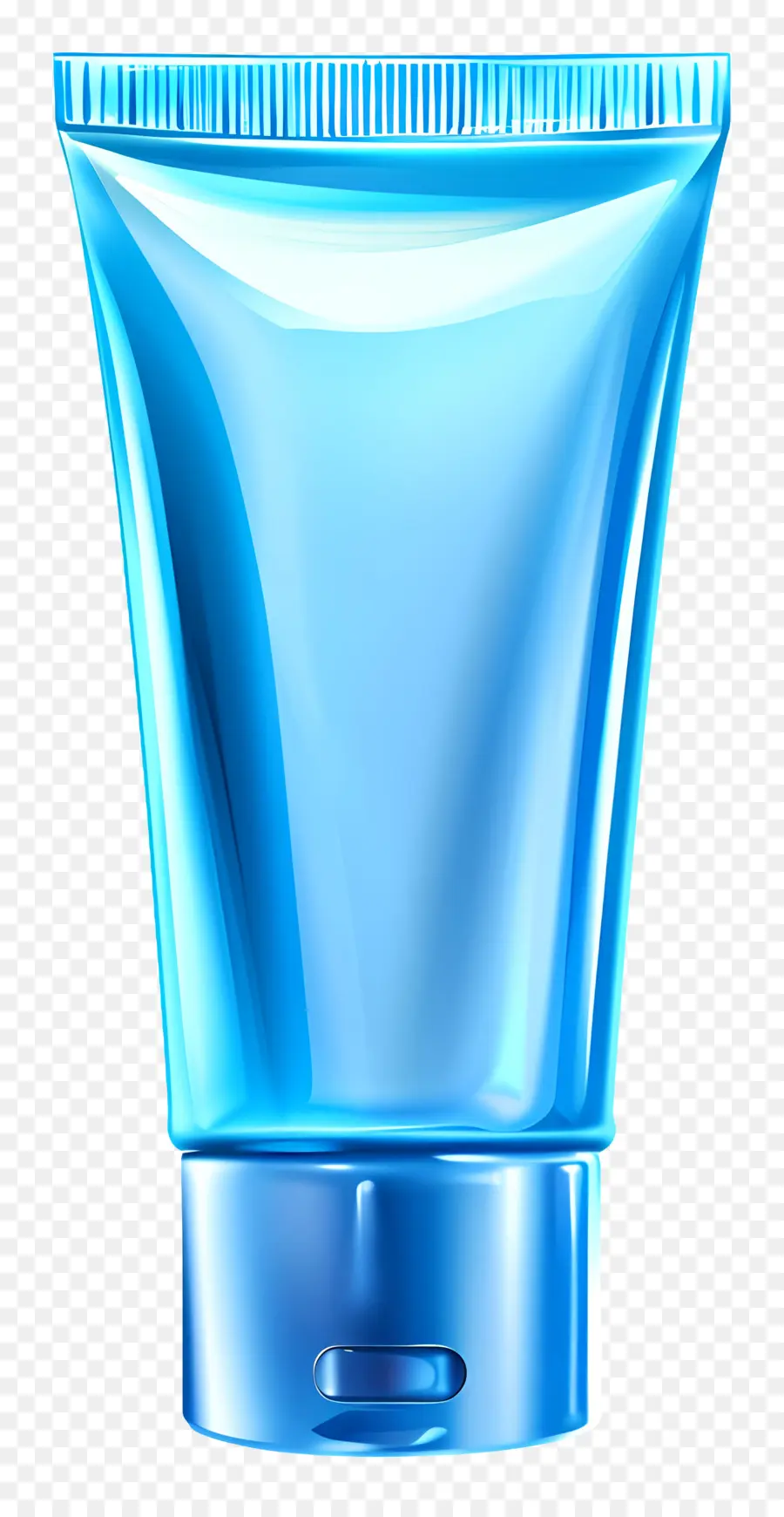 Creme Tubo，Tubo De Plástico Azul PNG