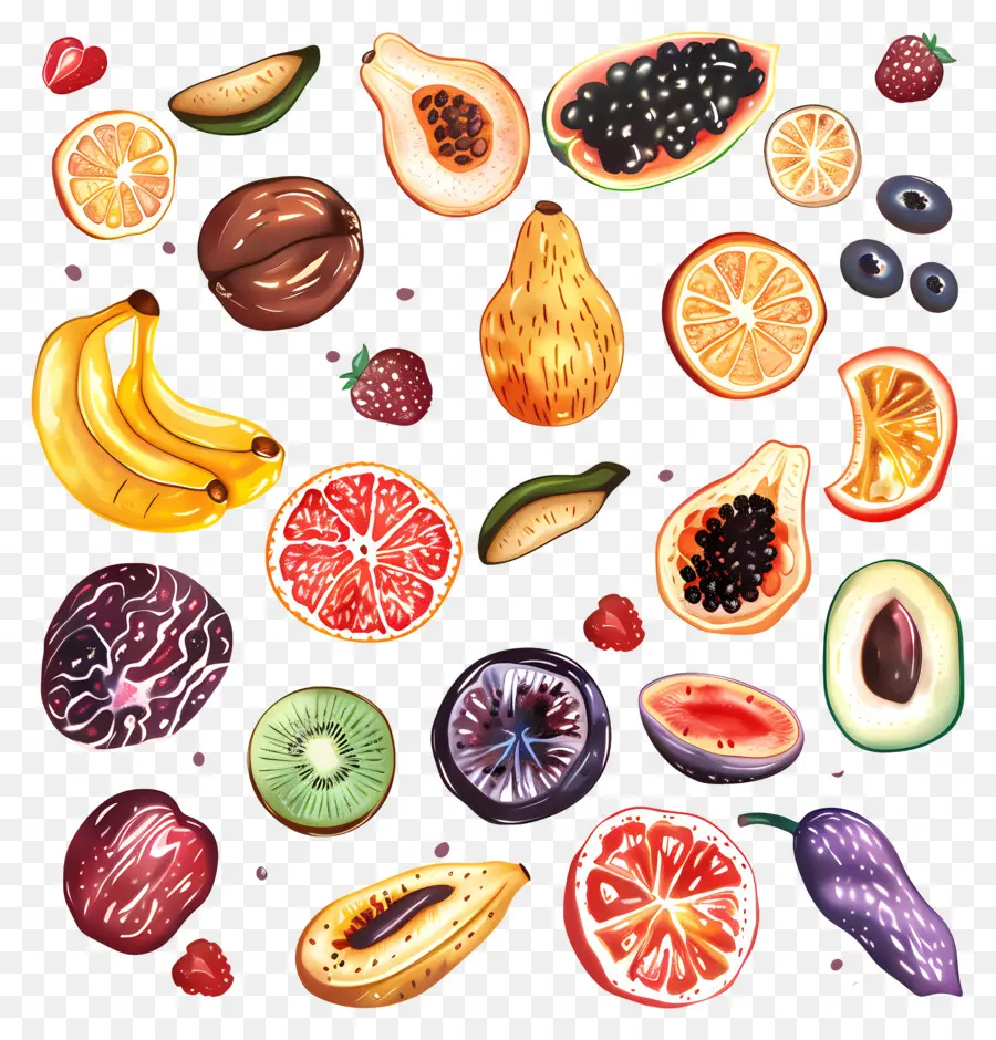 Frutas Secas，Frutas PNG