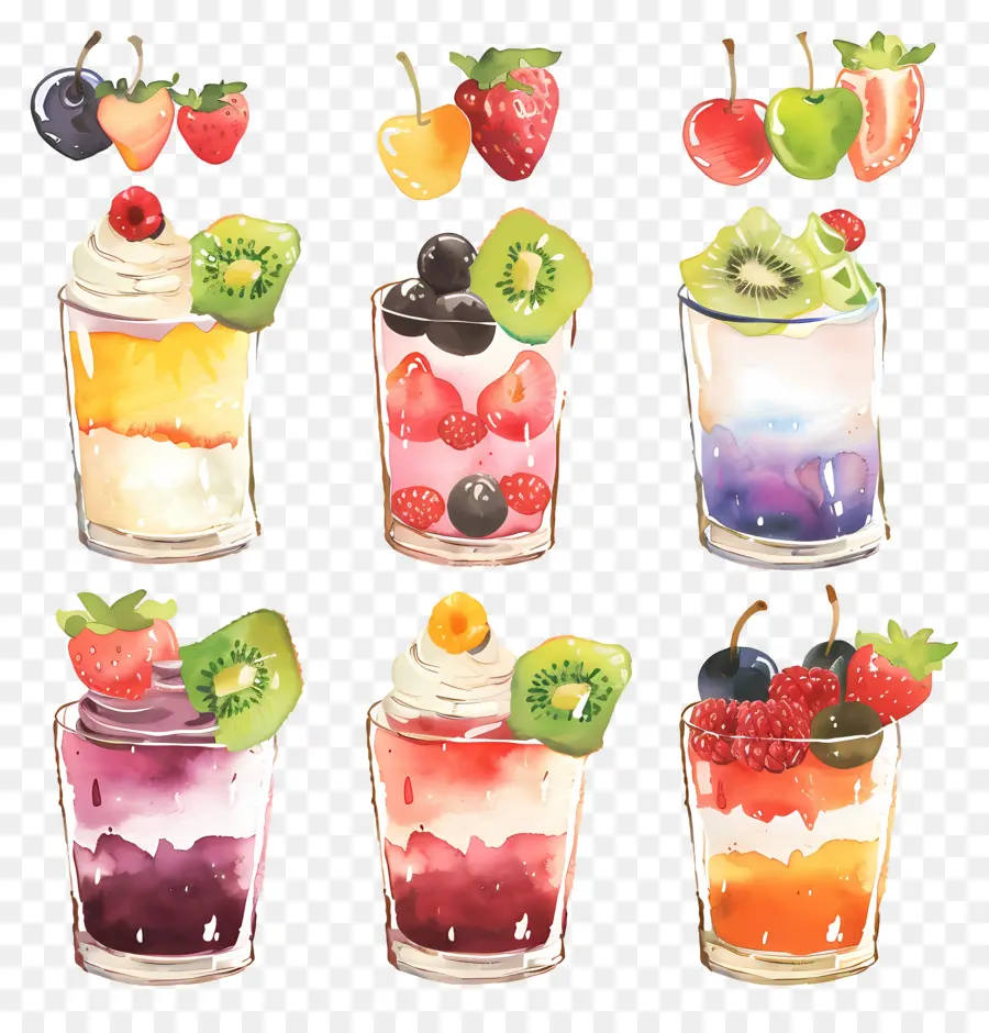 Perfeito，Sobremesas De Frutas PNG