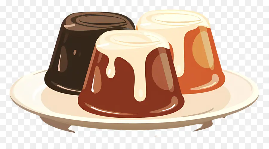 Puddings，Pudim De Chocolate PNG