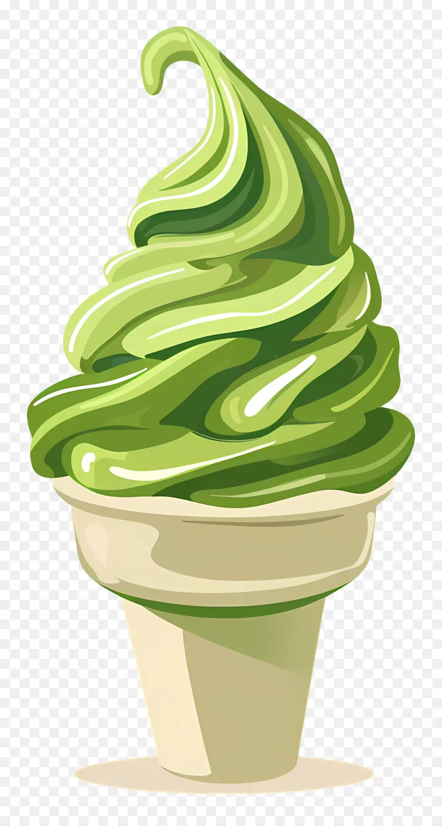 Matcha Sorvete，Sorvete PNG