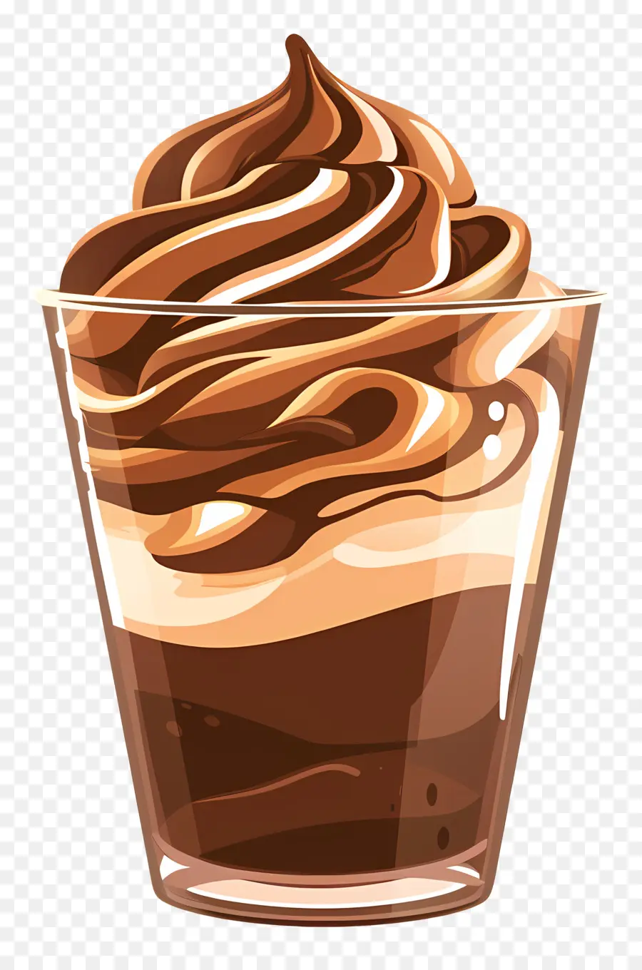 Mousse De Chocolate，Sobremesa PNG