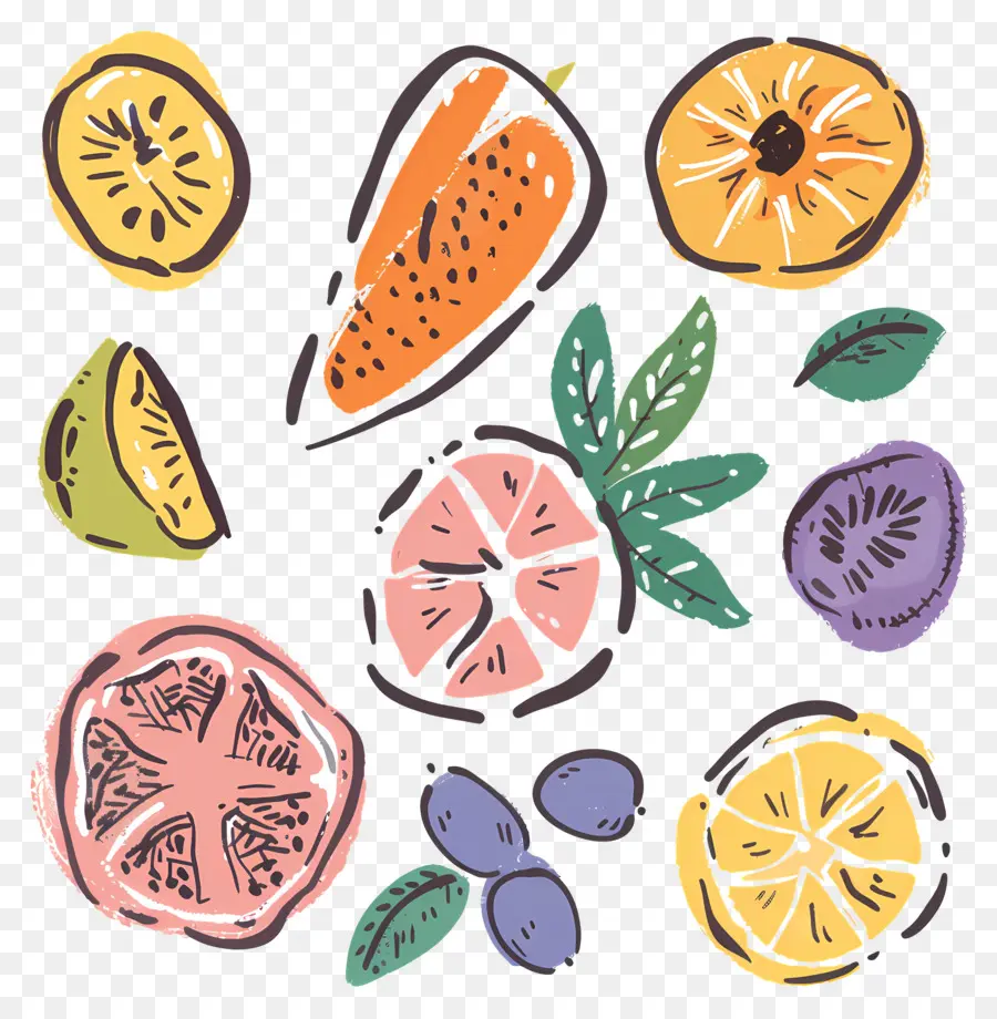 Frutas Secas，Fruits PNG