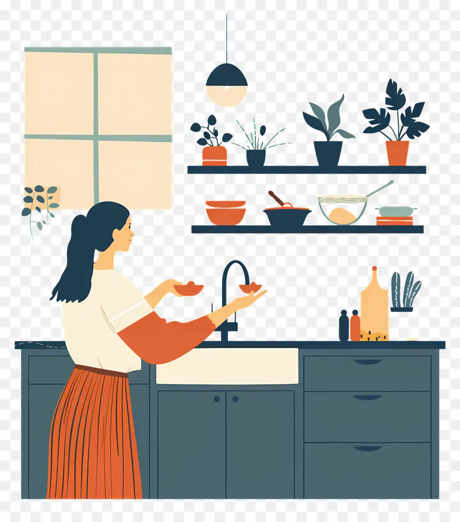 Mulher Na Cozinha，Kitchen PNG