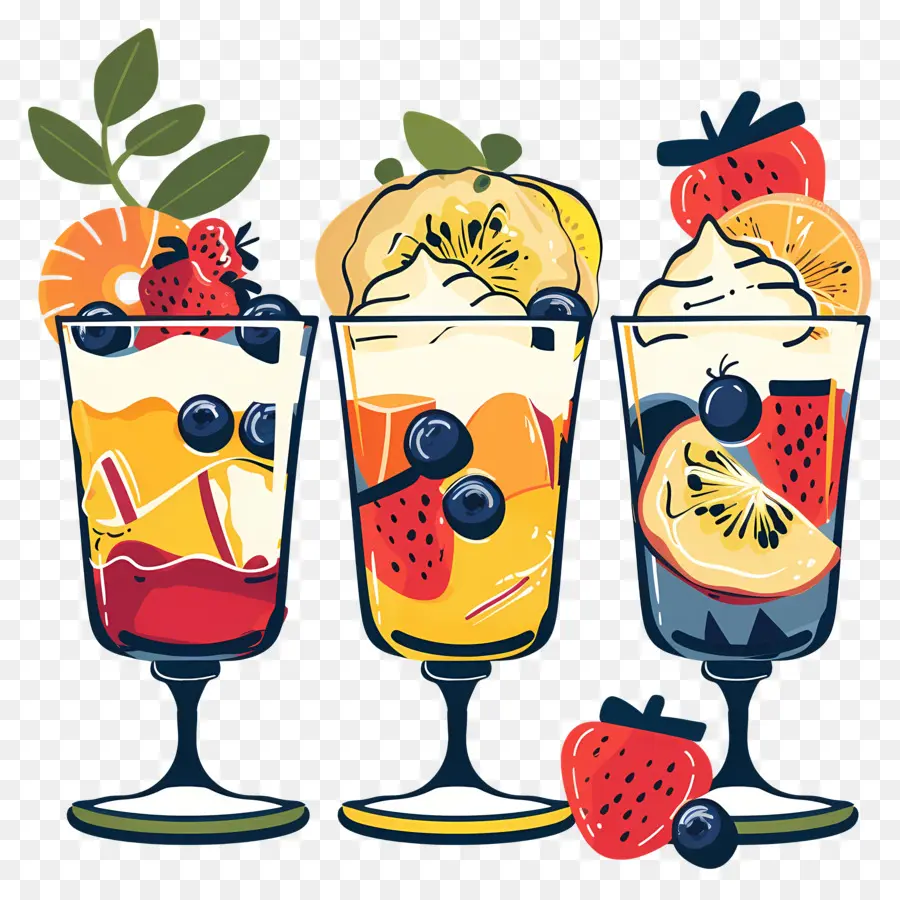 Frutas Perfeitas，Sundae De Frutas PNG