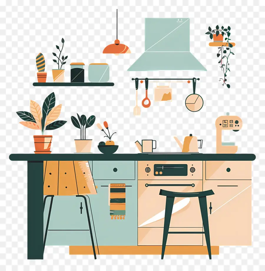 Kitchen，Decoração De Cozinha PNG