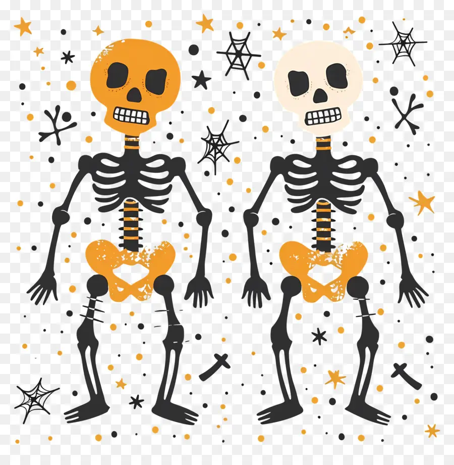 Esqueletos De Halloween，Esqueletos PNG