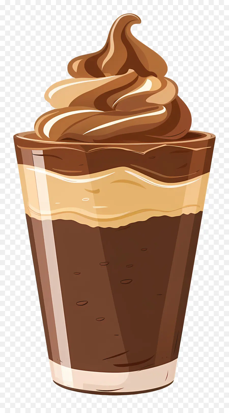 Mousse De Chocolate，Pudim De Chocolate PNG