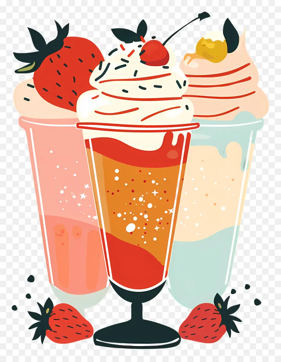 Perfeito，Milkshake PNG