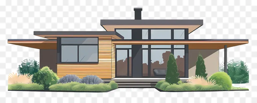 O Modern House，Modernas Casa Design PNG