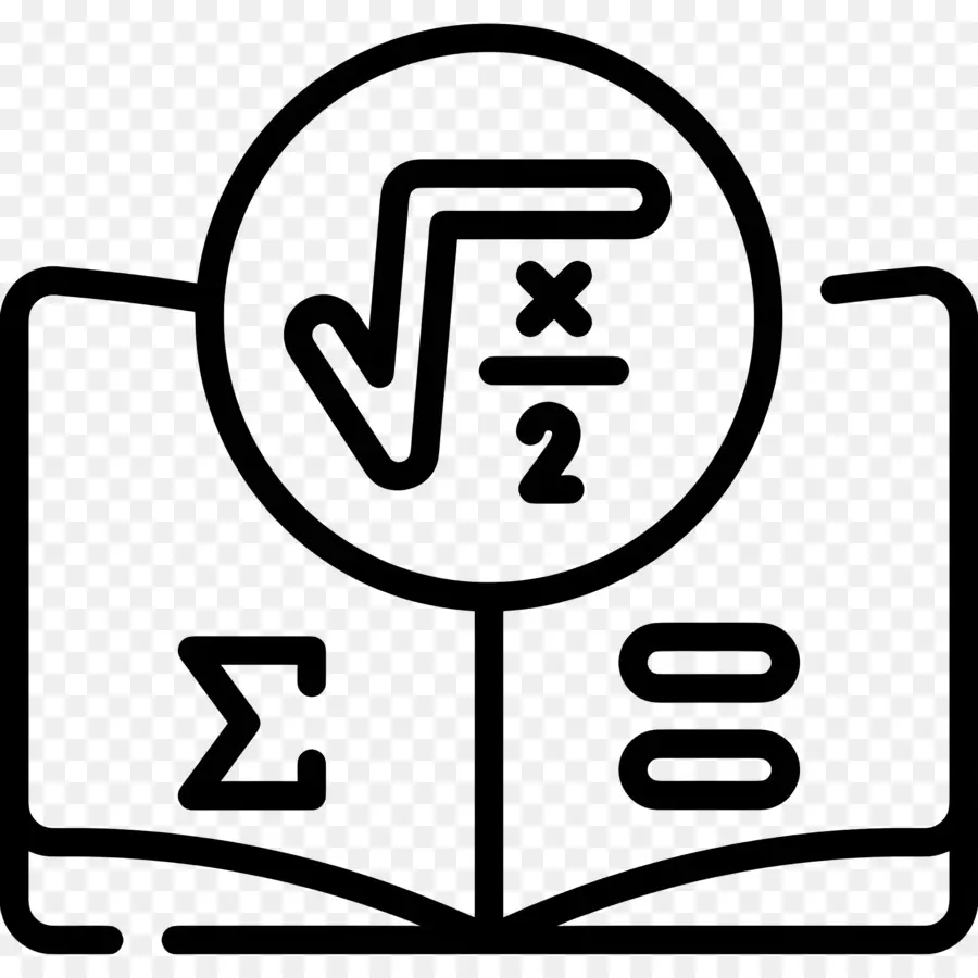 Math，Black Background PNG