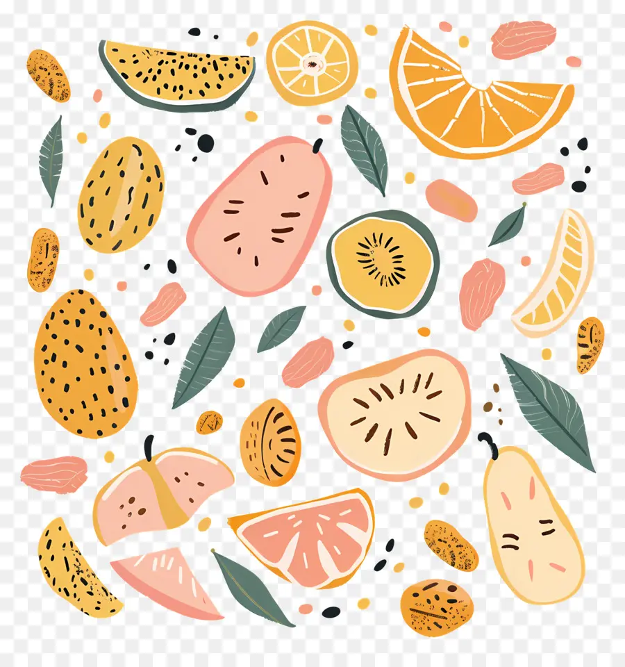 Frutas Secas，Fruits PNG