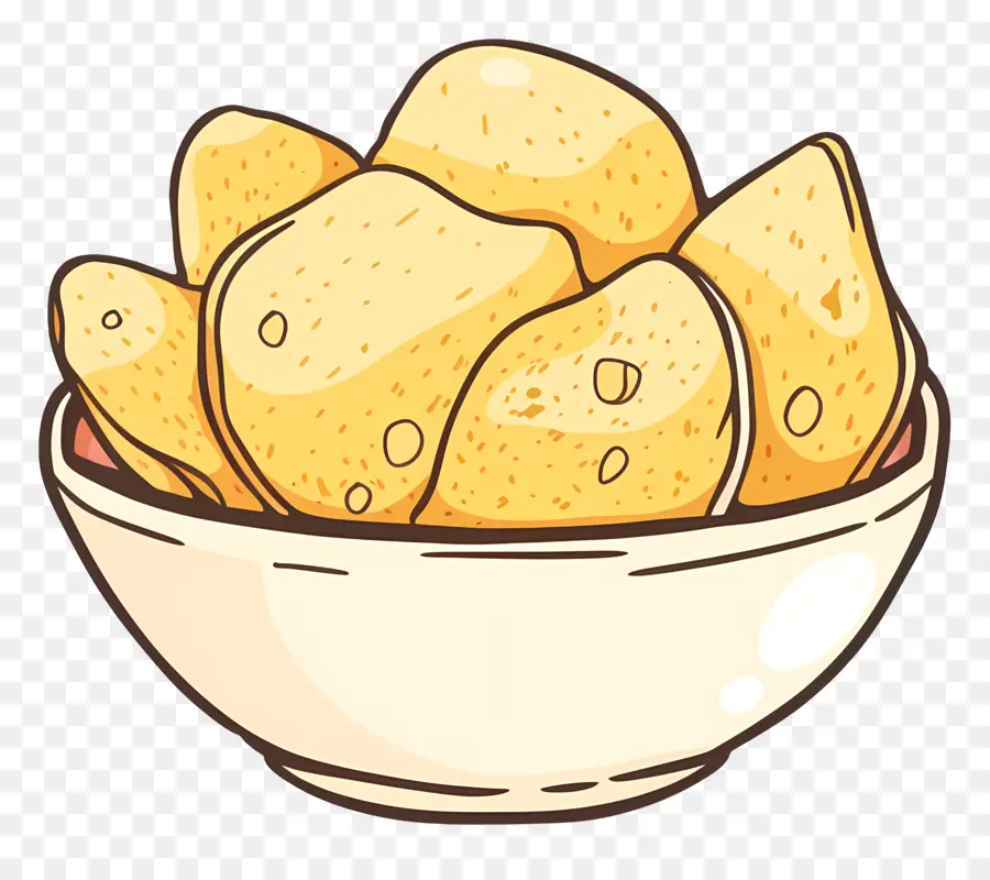 Tigela De Fichas，Batata Chips PNG