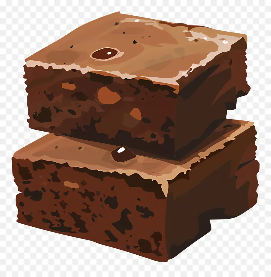 Brownies，Lascas De Chocolate PNG