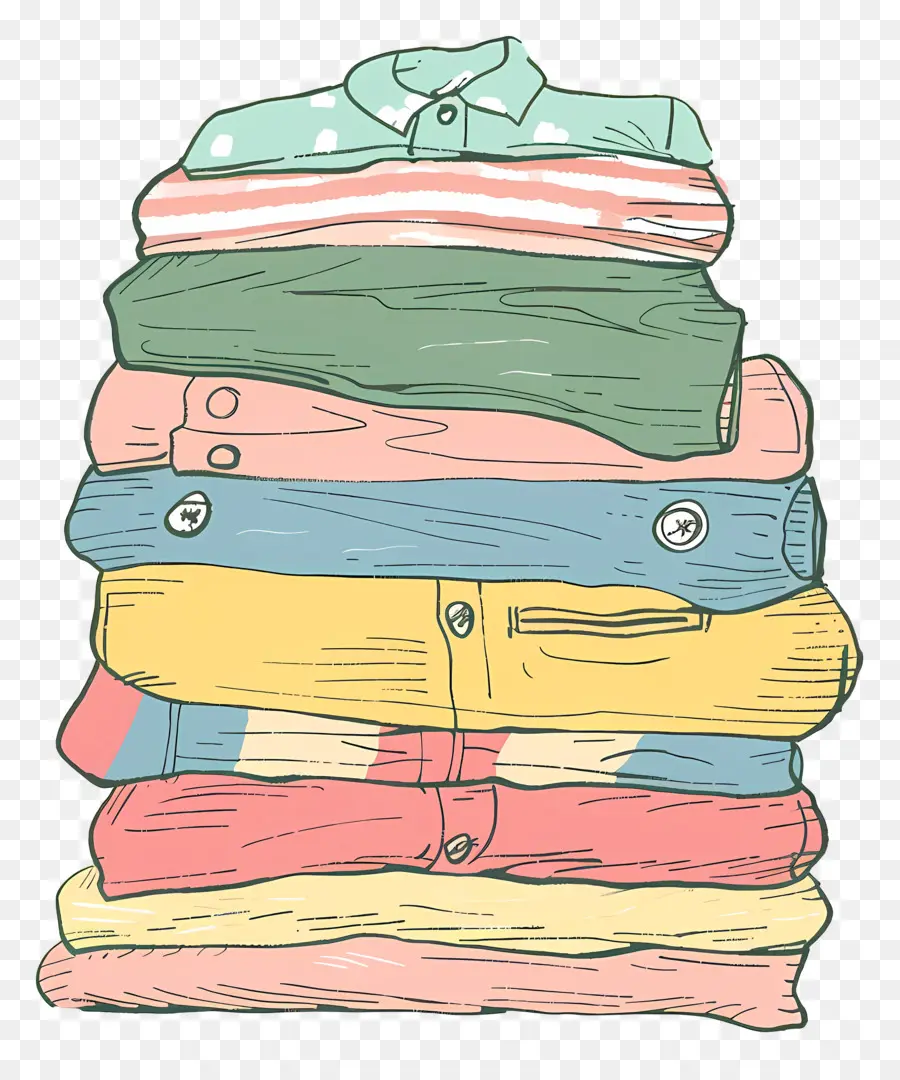 Pilha De Roupas，Clothes PNG