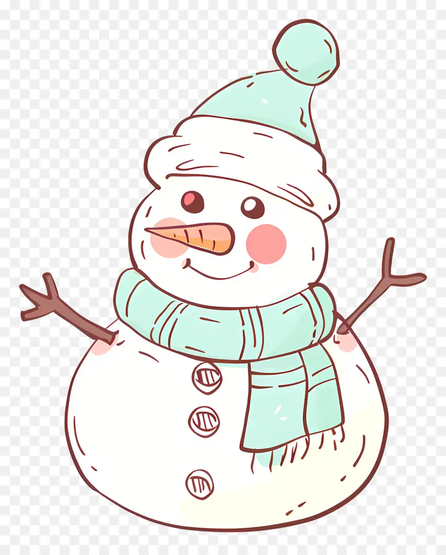 Boneco De Neve Do Natal，Personagem De Desenho Animado PNG