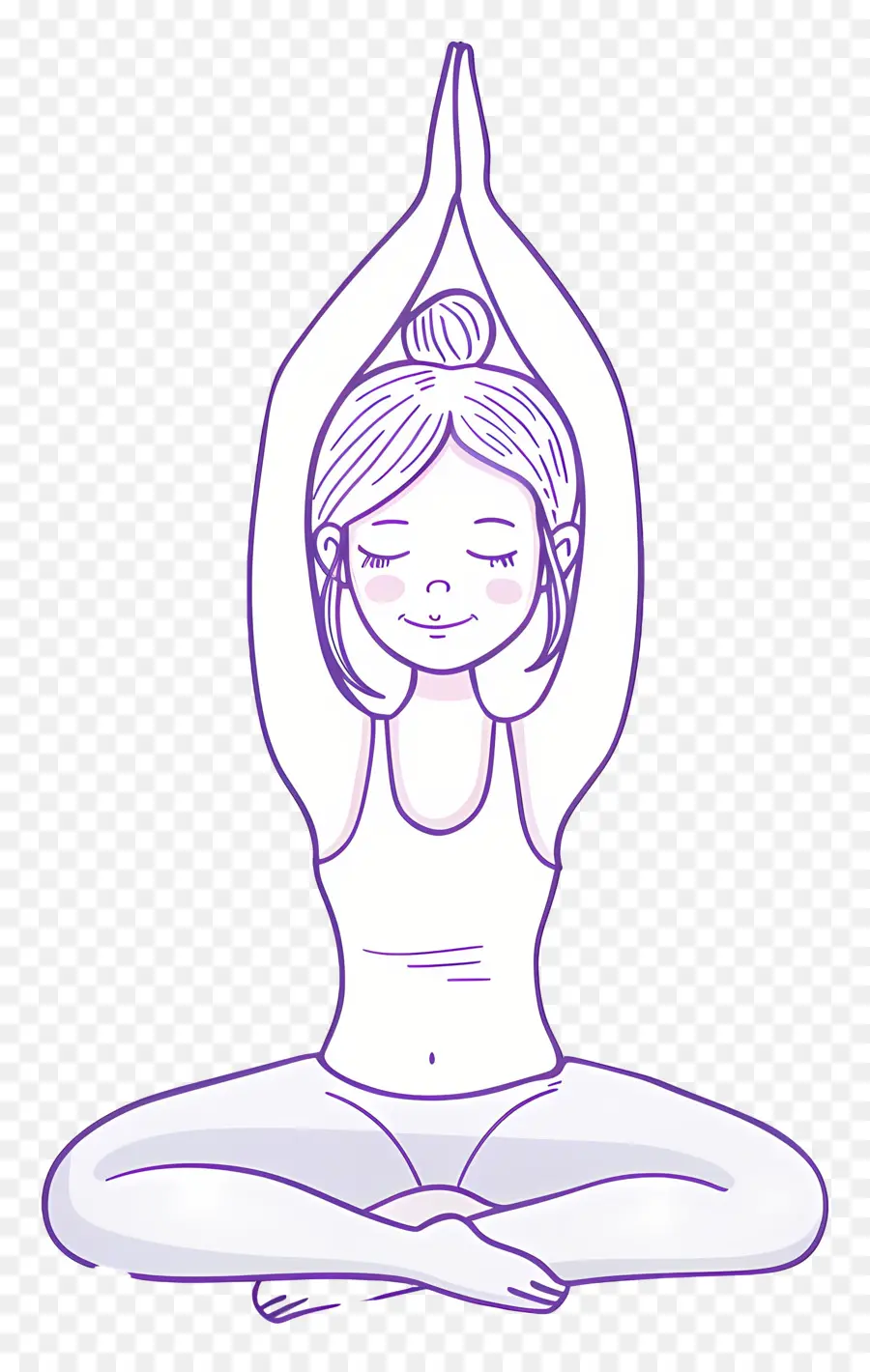 Garota Fazendo Ioga，Yoga PNG