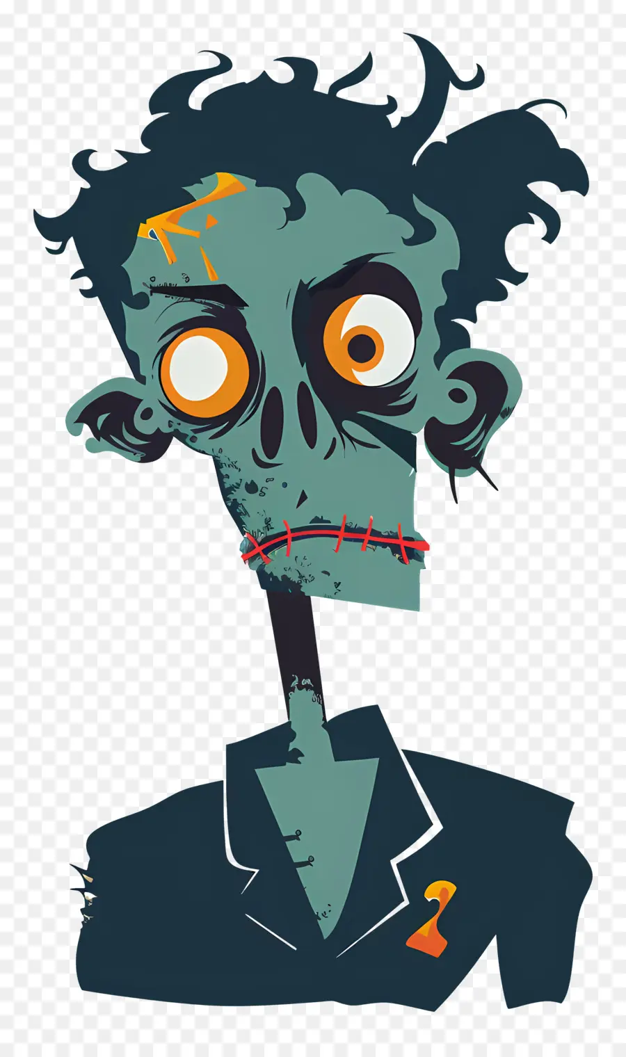 Halloween Zumbi，Personagem De Desenho Animado PNG