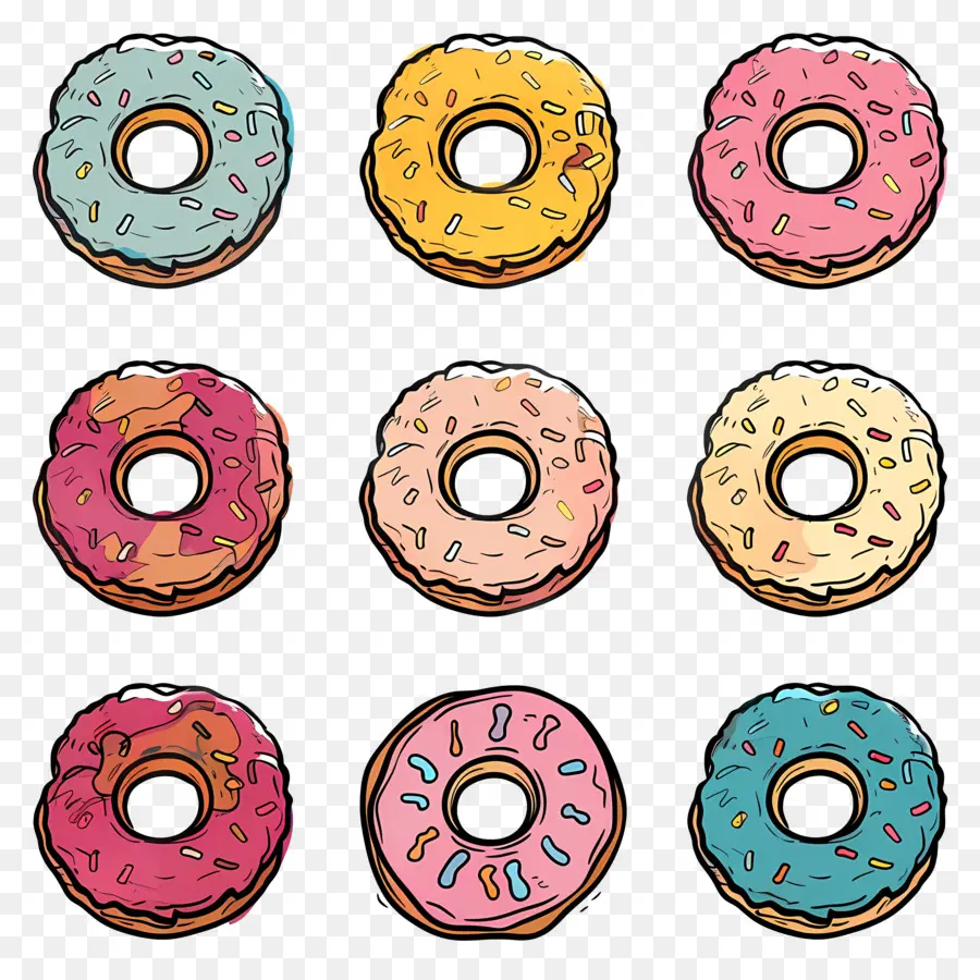 Donuts，Doughnuts PNG