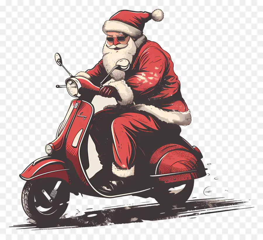 Scooter De Papai Noel，Papai Noel PNG