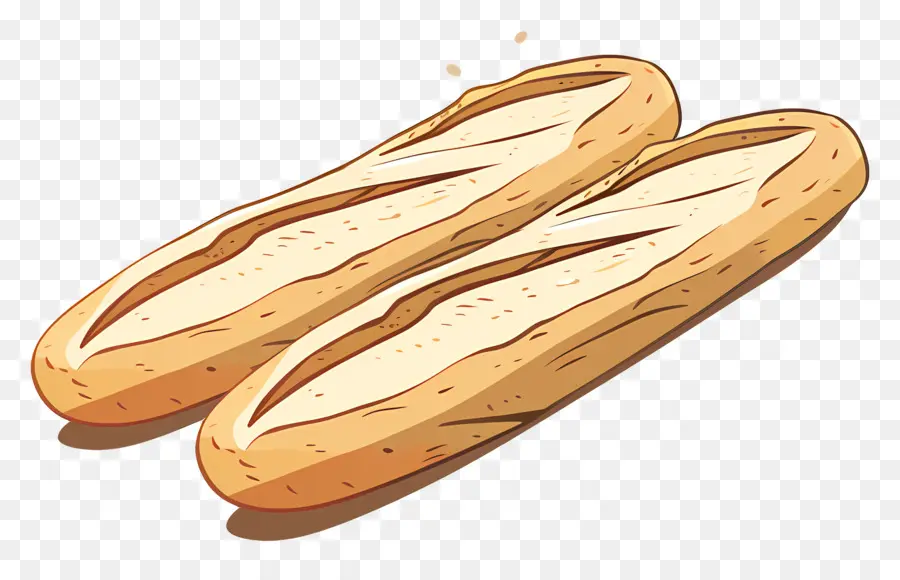 Baguete，Handdrawn PNG