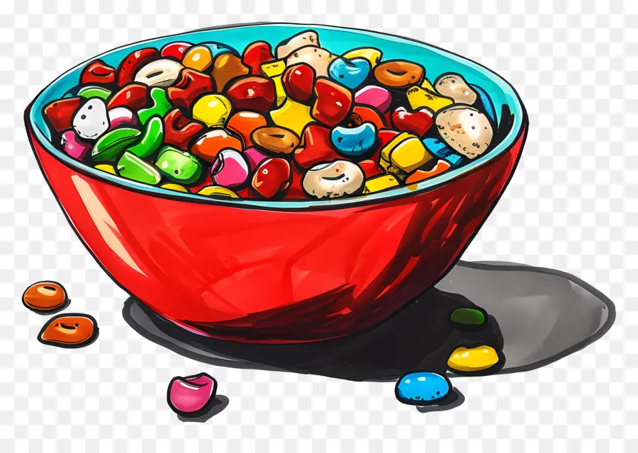 Tigela De Lanches，Candy PNG