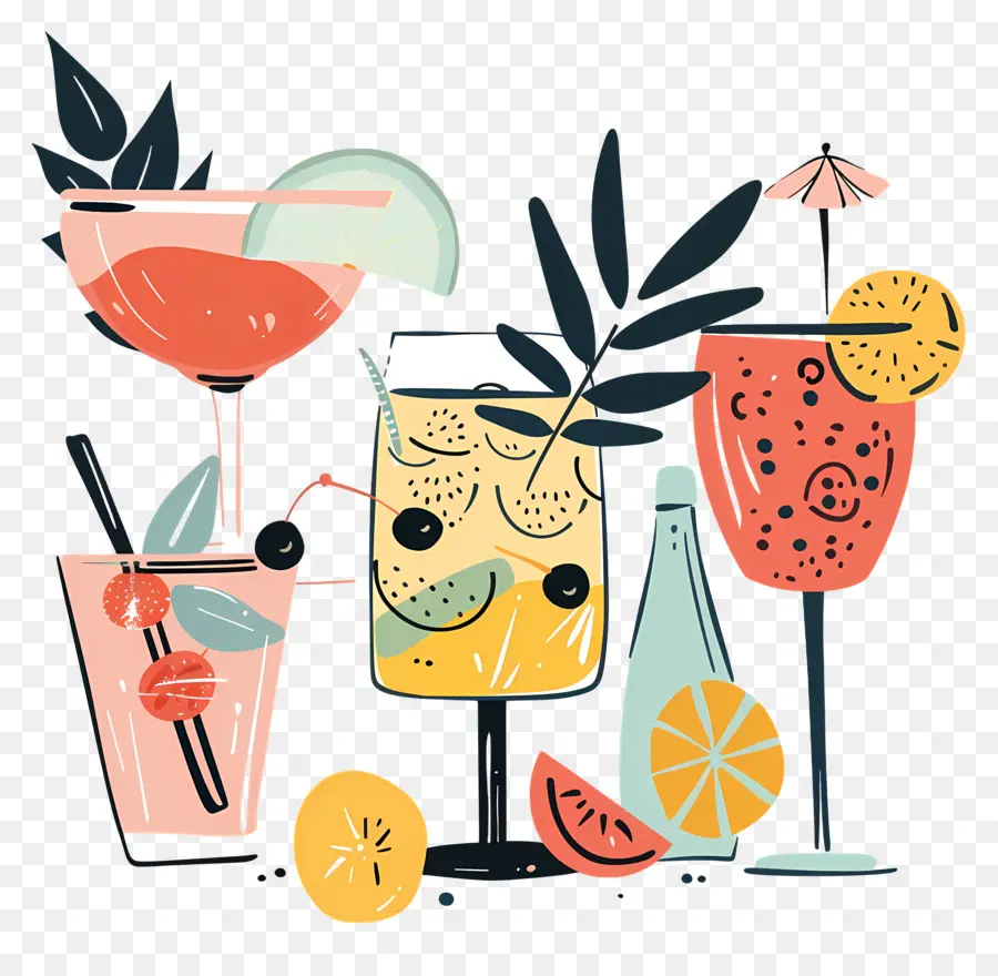 Tomar Bebidas De Verão，Cocktails PNG