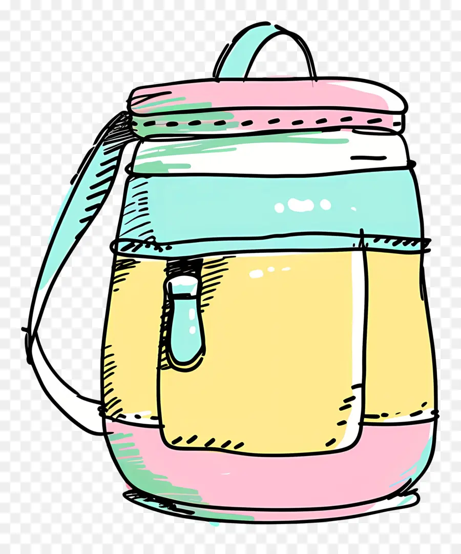 Bolsa Térmica，Mochila Colorida PNG